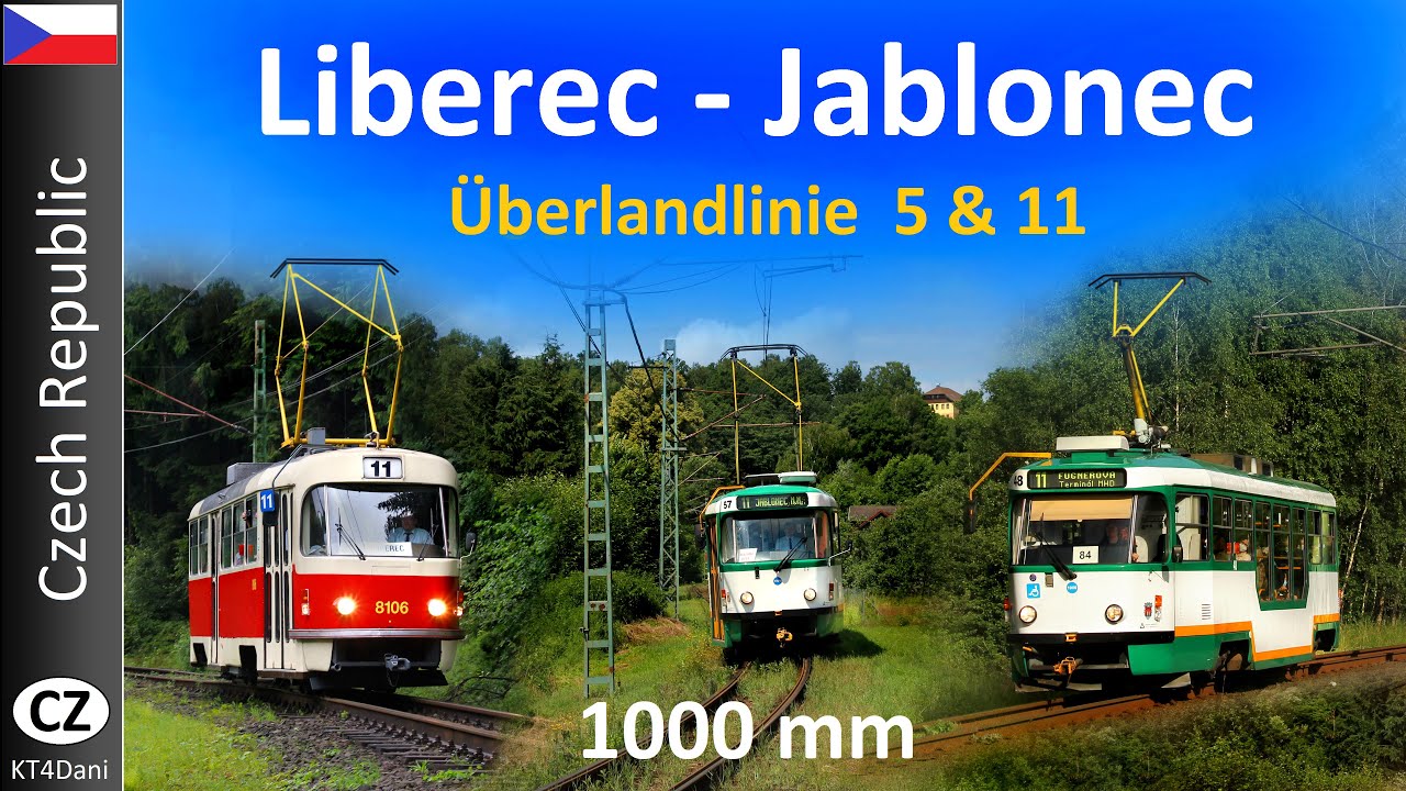 【4K】LIBEREC-JABLONEC TRAM  -  R.I.P. 1000mm (2021)