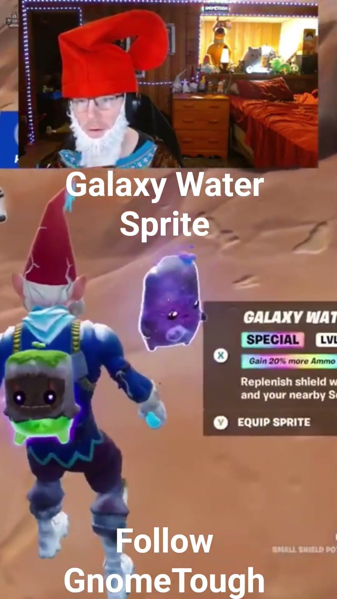 Fortnite Galaxy Water Sprite - YouTube