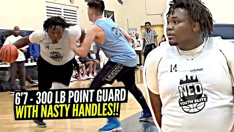 6'7 15 Year Old 270lb Point Guard TyRion Denson ak...