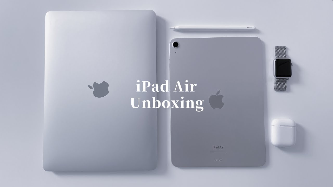 [vlog] 아이패드 에어5 스타라이트 언박싱🤍