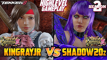 Tekken 8 – KINGRAYJR (#1 Ranked Asuka) vs SHADOW20z (#1 Ranked Zafina) – T8 High Level Gameplay