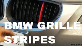 BMW M Stripes on Your Kidney Grille in 15 Minutes, No Grille Removal
