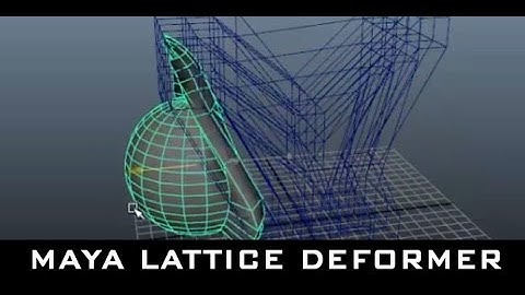 Maya Tutorial for Beginners - Lattice Deformer