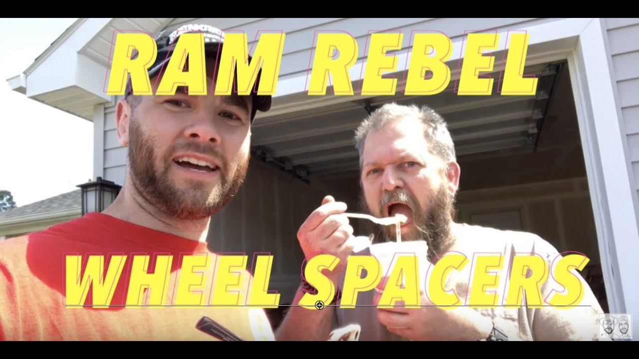 Ram Rebel Wheel Spacers Install, EASY How to and Looks AMAZING!! YouTube