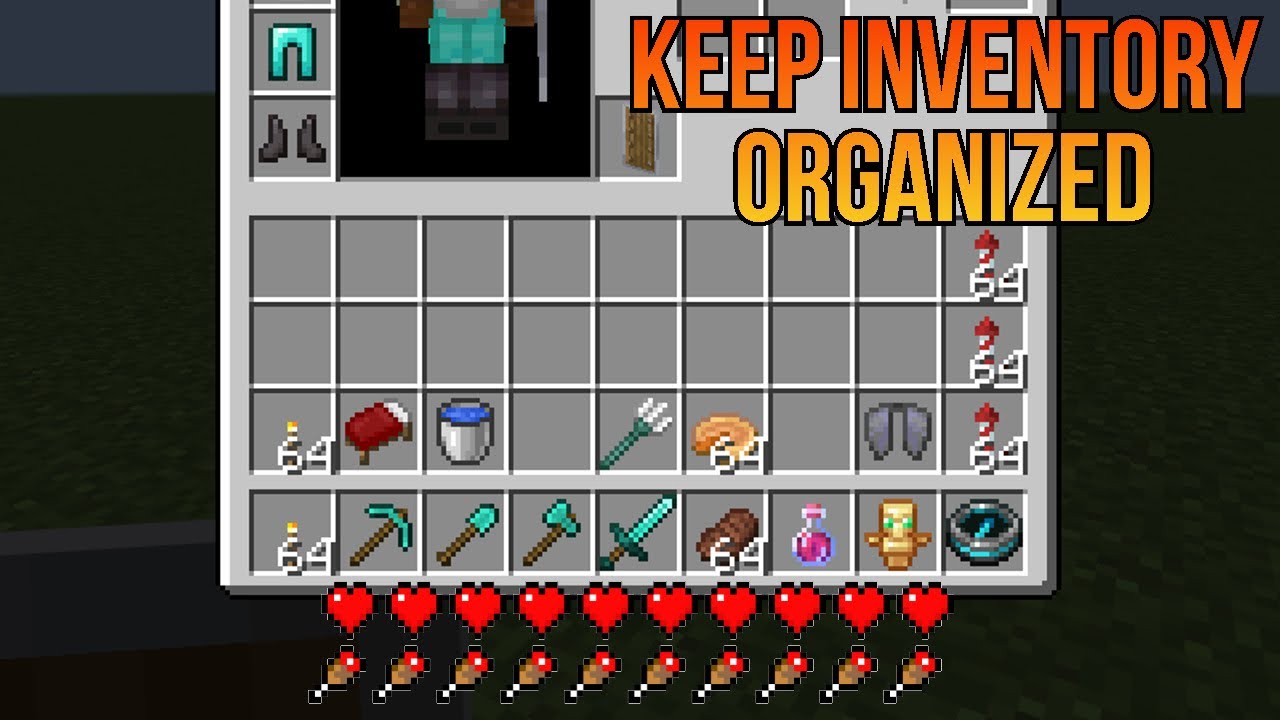 BEST INVENTORY STEP GUIDE FOR MINECRAFT SURVIVAL - YouTube