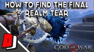 God Of War - HOW TO FIND THE HIDDEN REALM TEAR!!! (MUSPELHEIM TOWER PUZZLE)