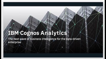 Maximo 761 Cognos11 Video 1  Overview