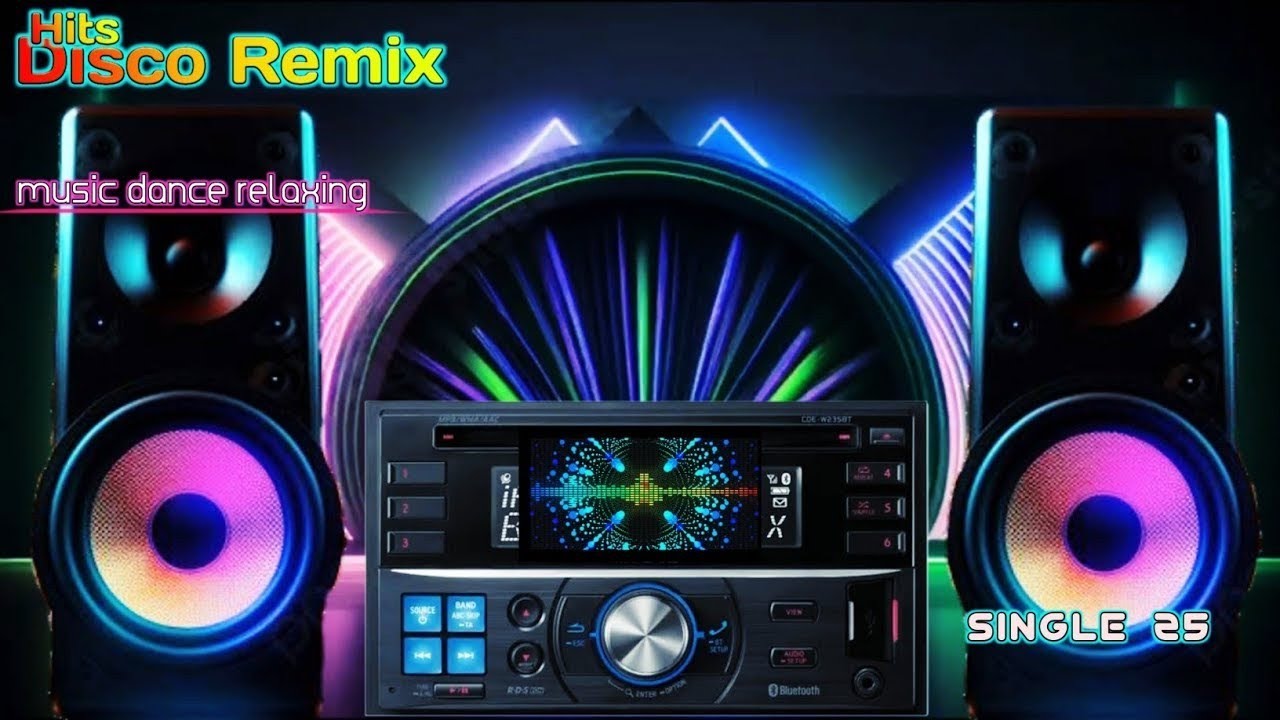 Single 25 - Disco dance hits remix Instrumental music | 80s 90s style