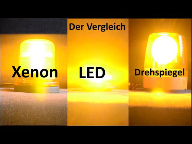 LED-MARTIN® - XR20 ECO Rundumleuchte - gelb - Magnet - AKKU - USB