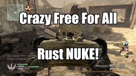INSANE FFA RUST NUKE! |My 2nd ever Rust free for all nuke!