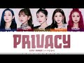 SECRET NUMBER - 'PRIVACY' Lyrics [Color Coded_Han_Rom_Eng]