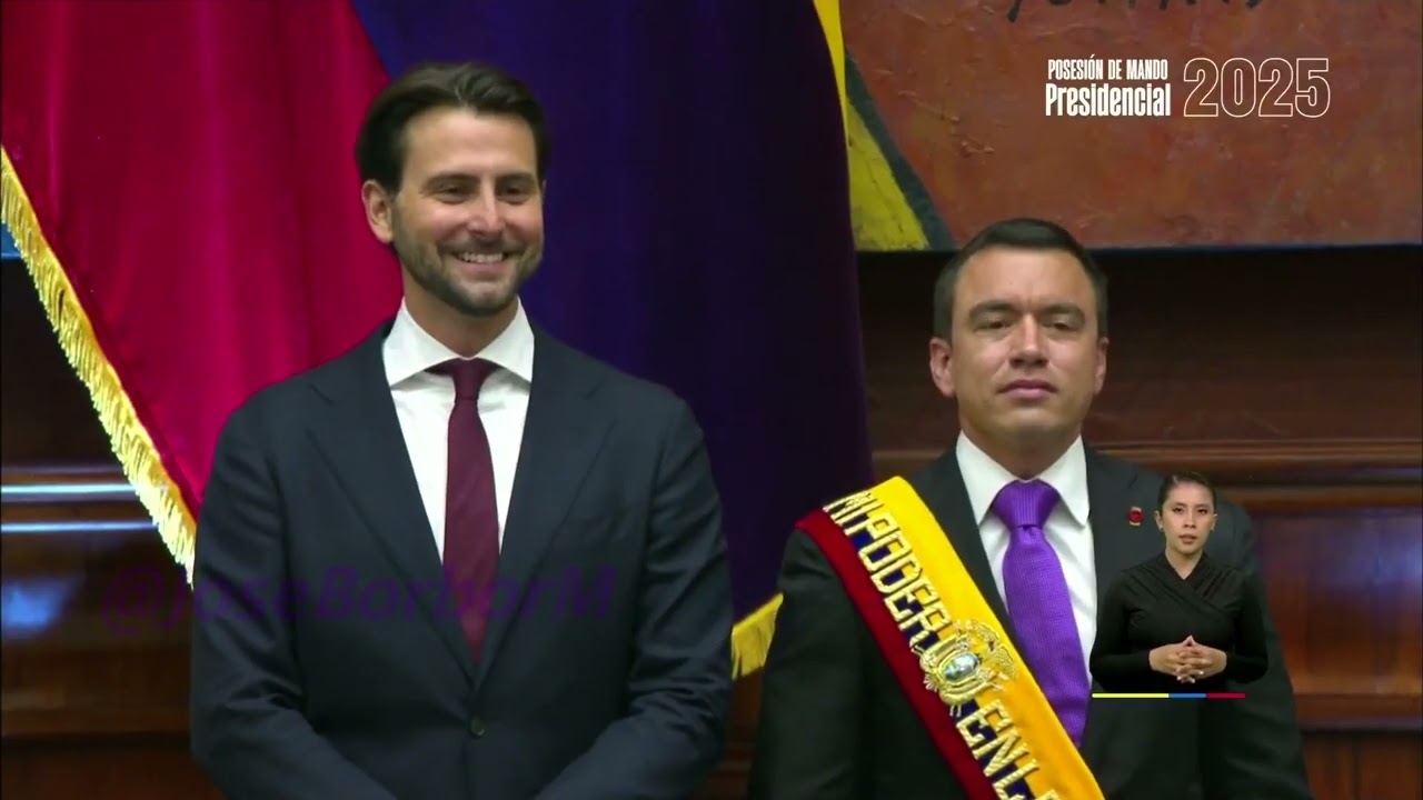 Daniel Noboa Azin - Posesión Presidencial