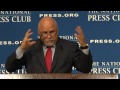 Washington Capitals Coach Barry Trotz at the National Press Club