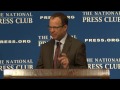 Washington Capitals Coach Barry Trotz at the National Press Club
