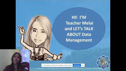 Data Management: Data Part 1
