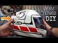 COMO PINTAR UN CASCO CON SPRAY -  RESTAURAR UN CASCO VIEJO ♻️