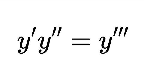 Interesting Nonlinear Differential Equation