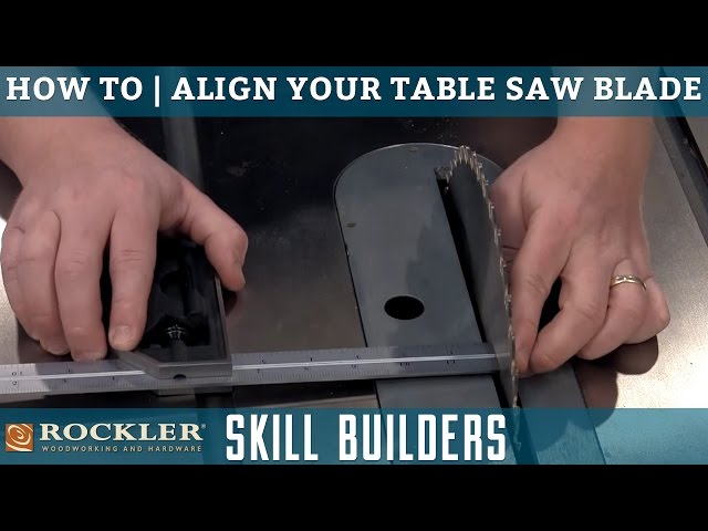 How to Align Your Table Saw Blade for Safe and Clean Cuts | Rockler Skill Builders