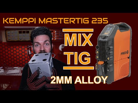 MIX TIG on 2mm Alloy - KEMPPI MaterTIG 235 - VLOG