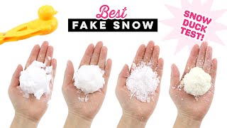 Most Popular Fake Snow Recipes TESTED! Which one is the best?