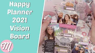 My 2021 Happy Planner Vision Board!