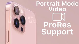 iPhone 13 Pro leaks Suggest Portrait Mode Video & ProRes Support