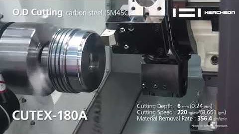 CUTEX-180 | Turnmill Heavy Cutting | CNC Lathe | Horizontal Turning Center | Hwacheon Asia