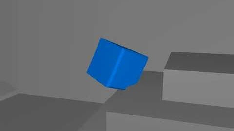 3D Real Time Elastic Body Simulation (Cube 2)