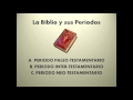 3   BIBLIOLOGIA   Periodos de escritura de la Biblia   Parte II