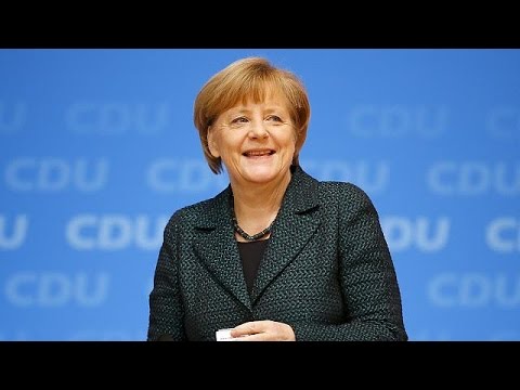 German Chancellor Angela Merkel re-elected leader of CDU party