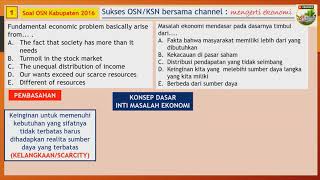 Pembahasan Soal OSN / KSN Tingkat Kabupaten tahun 2016