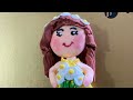 How to make a doll with super clay ⭐️#mrbeast #viral #trending #diy #craft #wall # video #