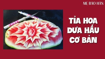 Hướng dẫn tỉa hoa dưa hấu cơ bản đơn giản nhất cho người mới bắt đầu học cắt tỉa @mebaohan.official