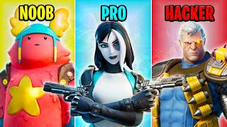 NOOB vs PRO vs HACKER - Fortnite Funny Moments #27