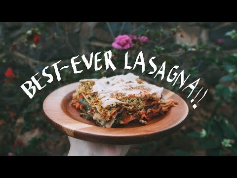 BEST-EVER VEGGIE LASAGNA ✨ (vegan + GF)