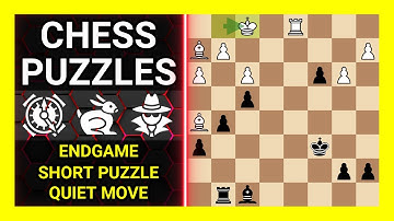 Chess Puzzles to Practice. Themes: Endgame, Short puzzle, Quiet move. Learn Chess