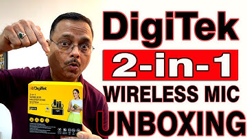 Digitek DWM 114 Wireless Mic Unboxing & Full Demo | Best Budget Wireless Microphone for YouTubers!