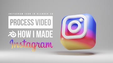 Making The Instagram Logo In 3D Using Blender