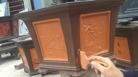 Hướng dẫn sơn chậu xi măng -Guide cement paint pots