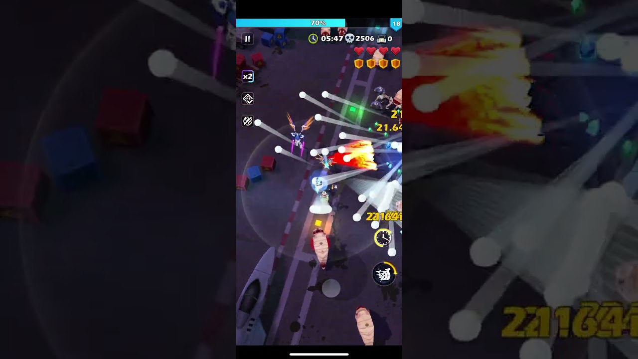 Zombie Waves Level 73 - 2x speed
