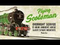 Flying scotsman steam train ambient noise  dark screen  white noise train sounds for sleeping