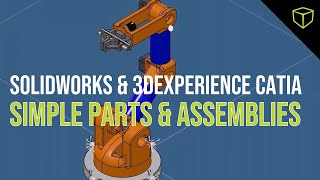 SOLIDWORKS & 3DEXPERIENCE CATIA: Simple Parts & Assemblies - Webinar by GoEngineer 766 views 3 months ago 55 minutes