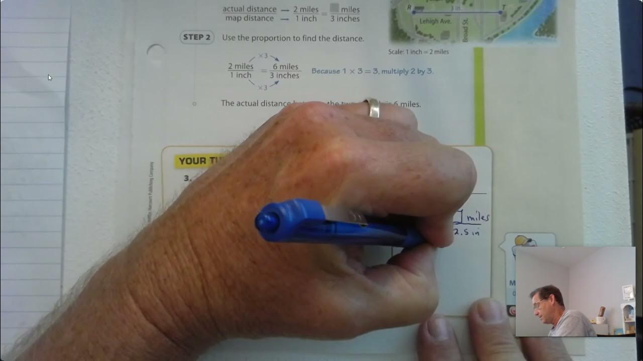 6th Grade GO Math Part 1 Lesson 7.2 Applying Ratio and Rate Reasoning