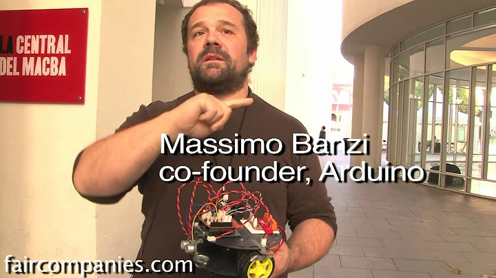 Arduino co-founder Massimo Banzi demos robot "not for nerds"