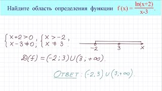 Область определения функции #4 Область определения функции #4