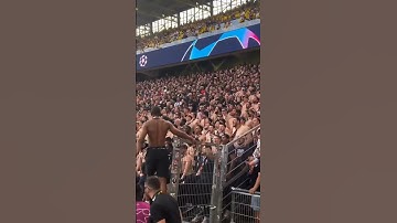 Thumbnail of crazy football fans singing before the game #eplfootball #mancheterunited #soccerteam #bayernvsrealm