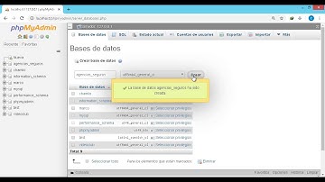 Importar una base de datos en phpMyAdmin.