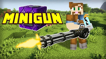 Wield the Minigun in Minecraft with Command Blocks!