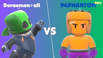 1v1 with @P4PHANTOM (official content creator of stumble guys) #stumbleguys #blockdash #1v1