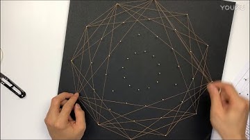 Installation tutorial For String Art Kit （Circle of circle）